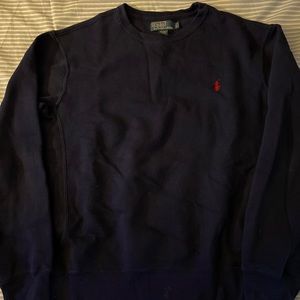 Blue (red horse) Polo sweatshirt